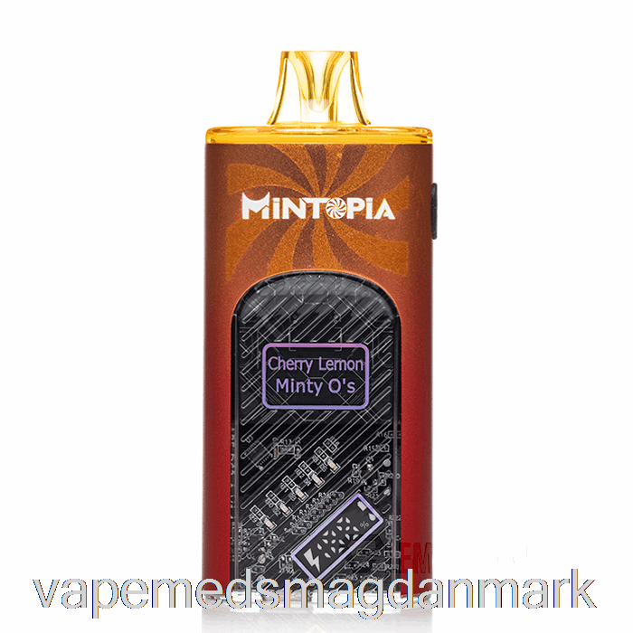 Engangs Vape Danmark Mintopia Turbo 9000 Engangs Cherry Lemon Minty Os